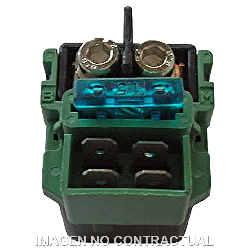 Rele de Arranque 12V - Con Fusible 15A - 4 Fastons