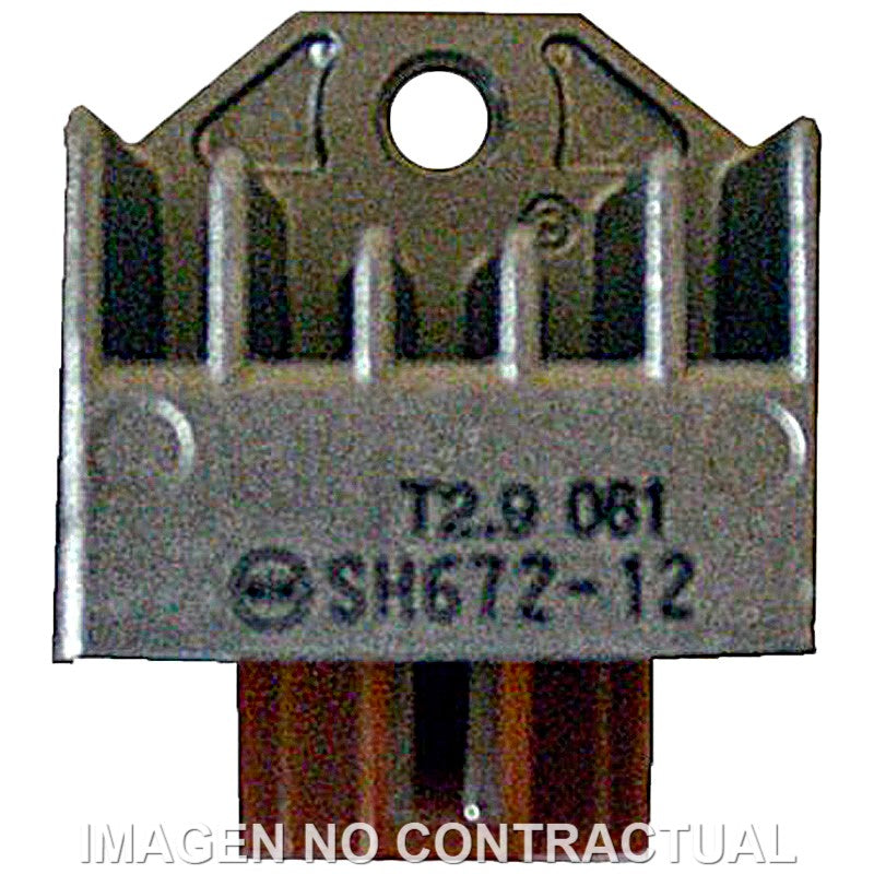 Regulador Japonés Sun SH672-12 - 12V - Trifase - CA/CC - 4 Fastons