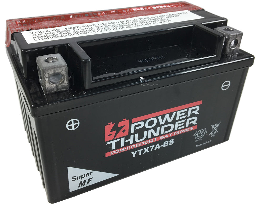 Batería Power Thunder CTX7A-BS Sin Mantenimiento