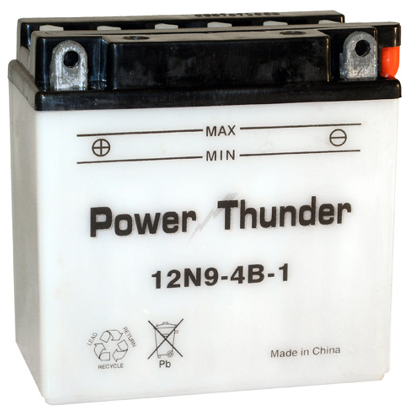 Batería Power Thunder 12N9-4B-1 Convencional