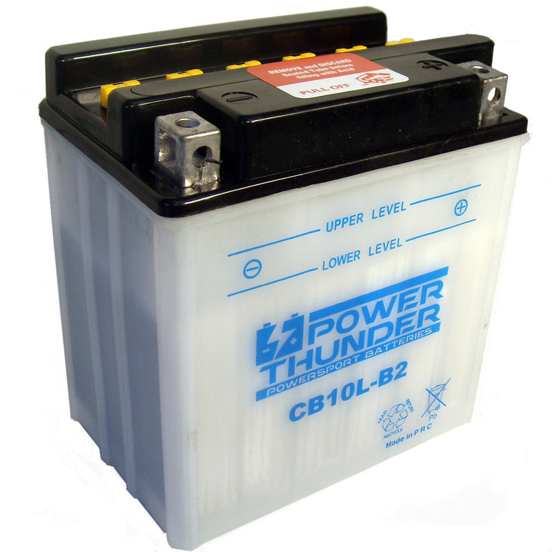 Batería Power Thunder CB10L-B2 Convencional