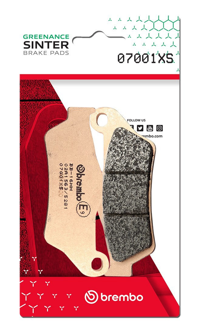 Pastillas freno Brembo sinterizadas (07001XS)