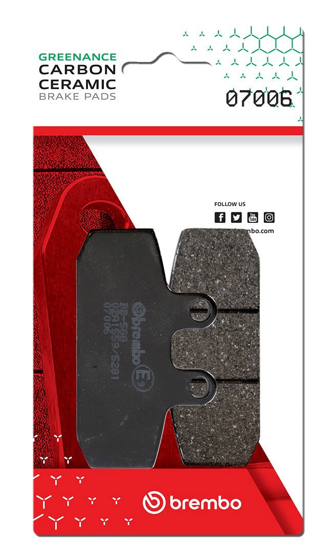 Pastillas de freno Brembo genuinas (7006)