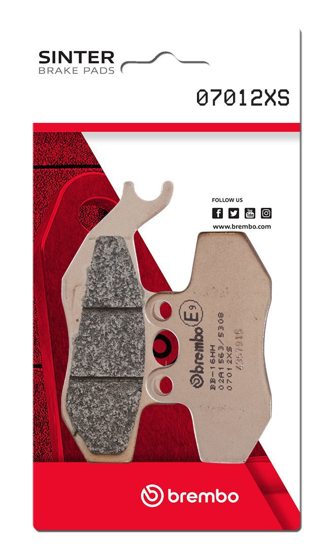 Pastillas freno Brembo sinterizadas (07012XS)