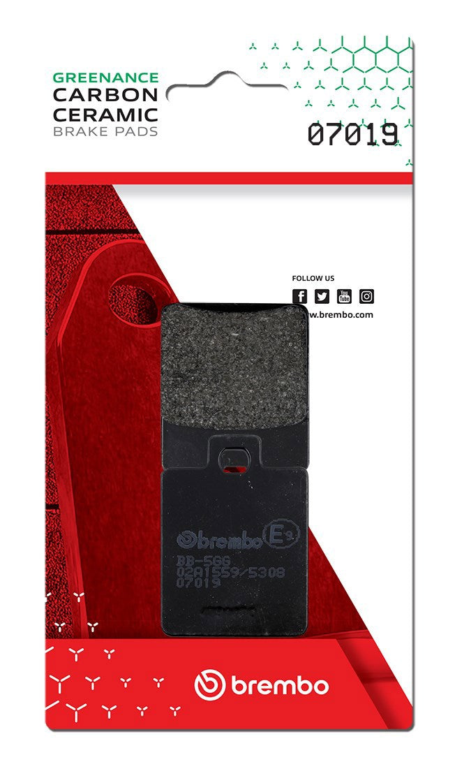 Pastillas de freno Brembo genuinas (7019)