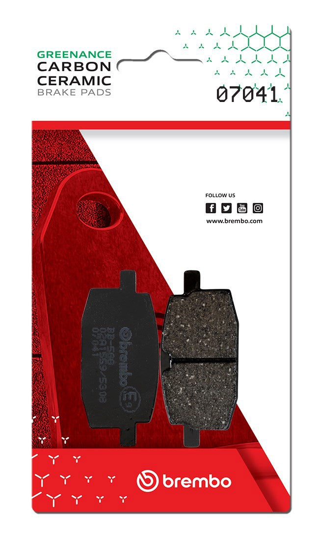 Pastillas de freno Brembo genuinas (7041)