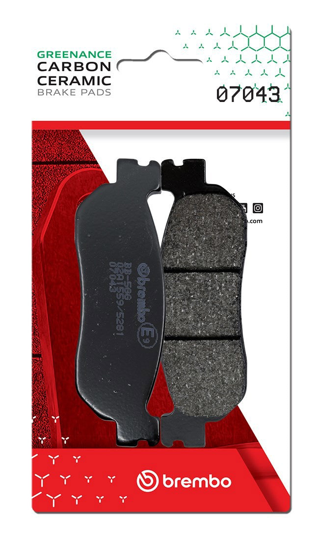 Pastillas de freno Brembo genuinas (7043)