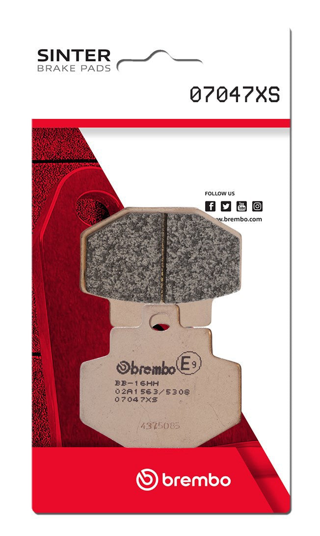 Pastillas freno Brembo sinterizadas (07047XS)
