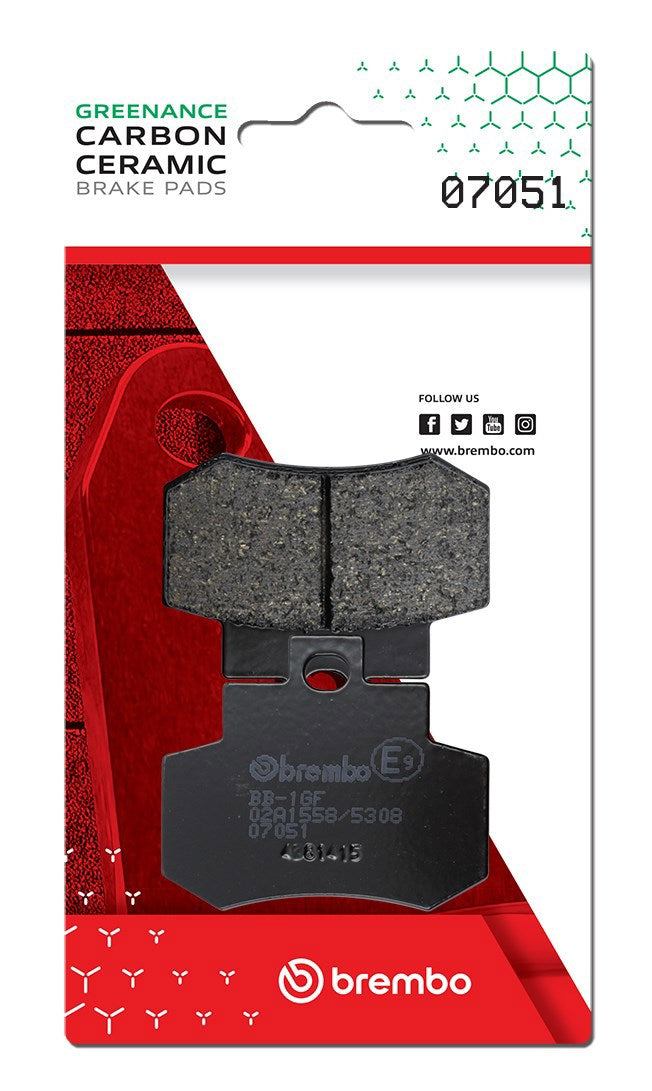 Pastillas de freno Brembo genuinas (7051)