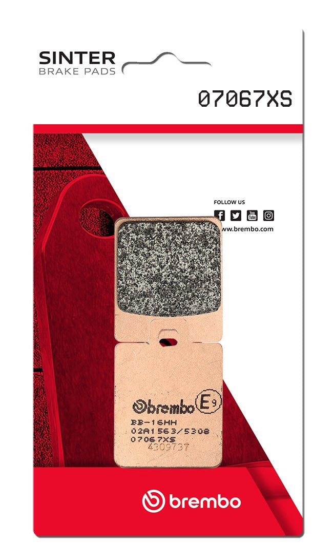 Pastillas freno Brembo sinterizadas (07067XS)
