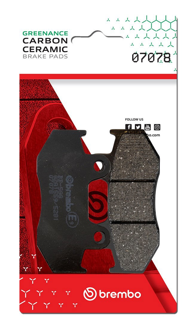 Pastillas de freno Brembo genuinas (7078)