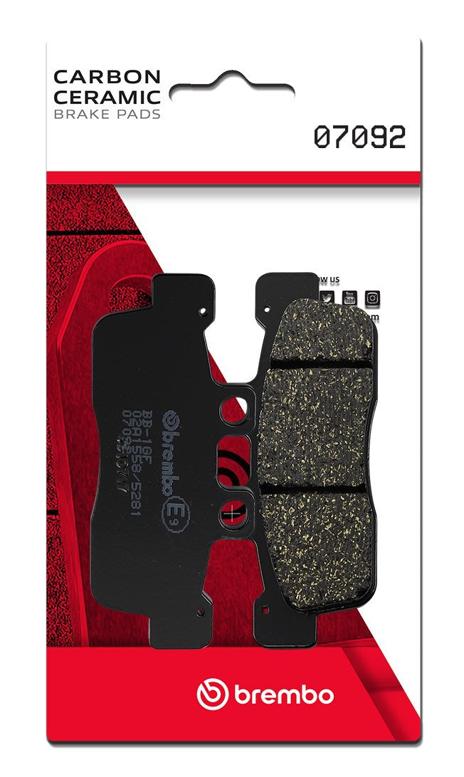 Pastillas de freno Brembo genuinas (7092)
