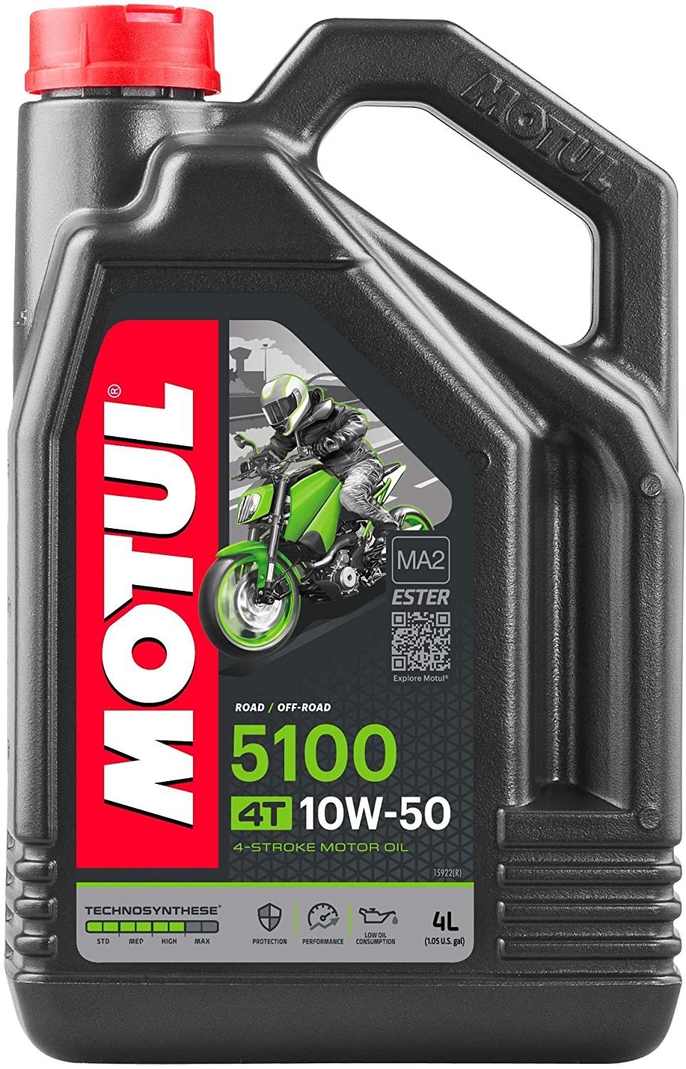 Aceite MOTUL 5100 10W50 4T 4L (104076)