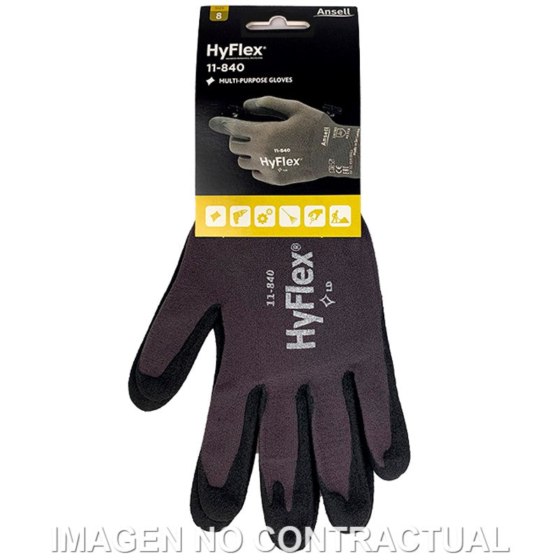 GUANTES ANSELL HYFLEX 11-840 Pro TALLA 9 (medida L)