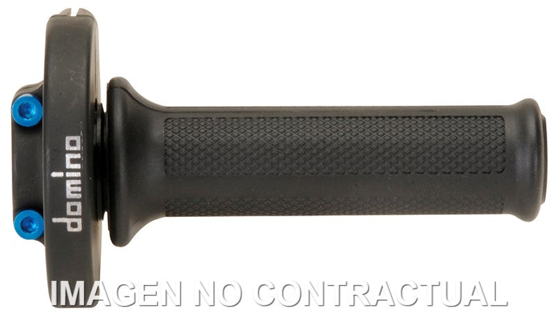 Mando Gas Domino con puño negro