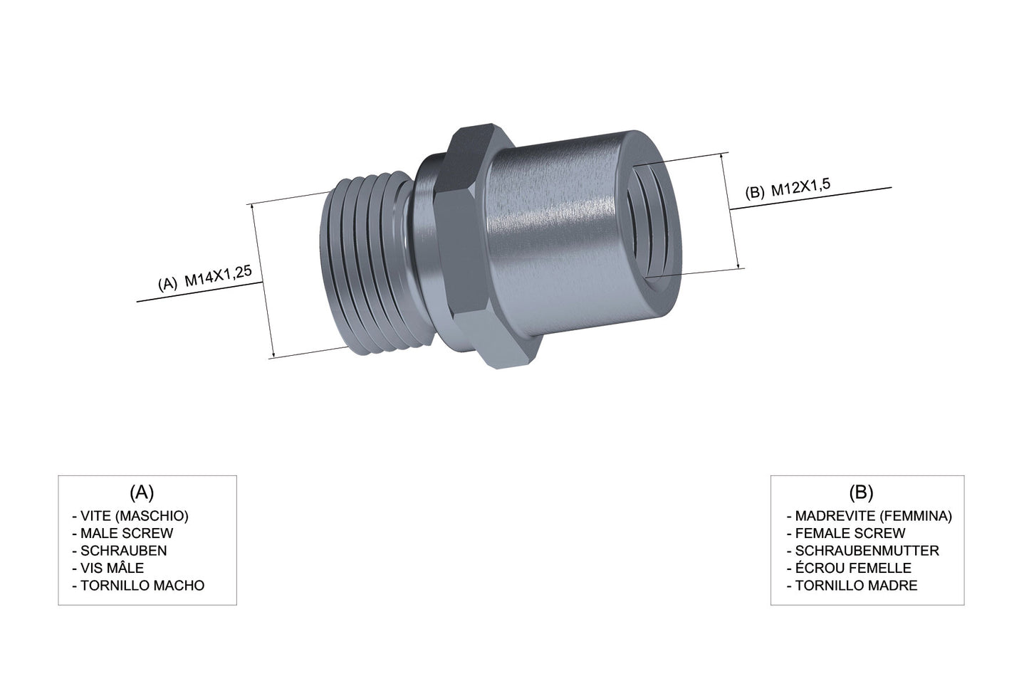 Adaptador para sensor de temperatura