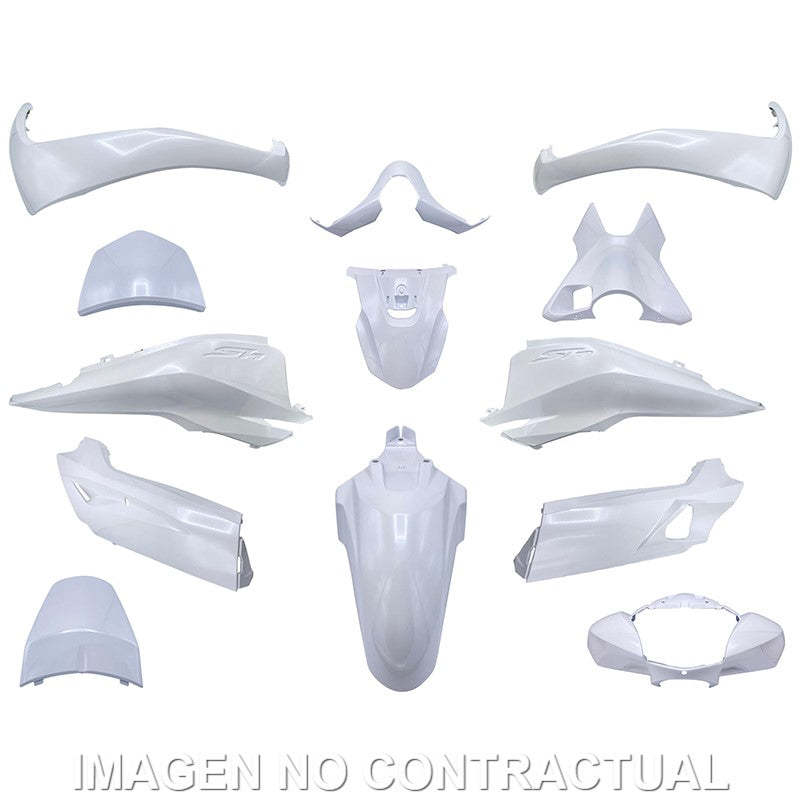 KIT PLASTICOS HERT HONDA SH 125-150 BLANCO