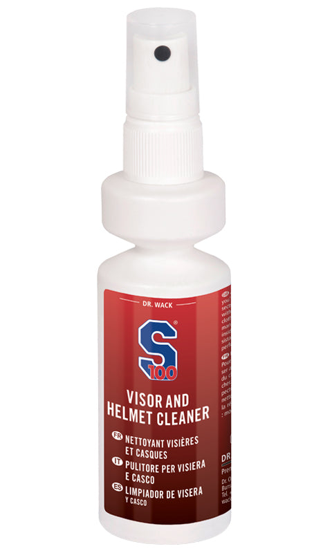 LIMPIADOR PARA VISERA Y CASCO S100 (100 ML)