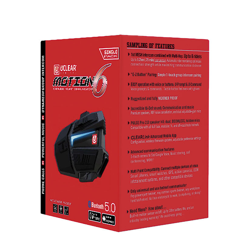 INTERCOMUNICADOR U-CLEAR MOTION 6 S