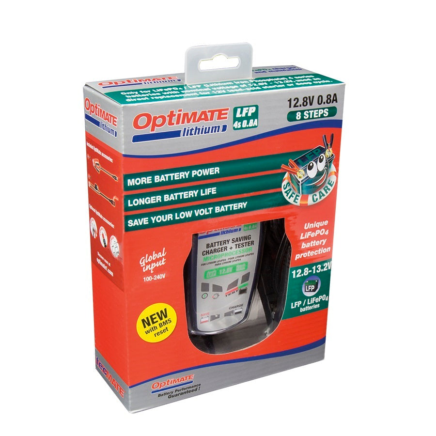 Cargador/Mantenedor de baterías Optimate 0,8 Lithium TM-470