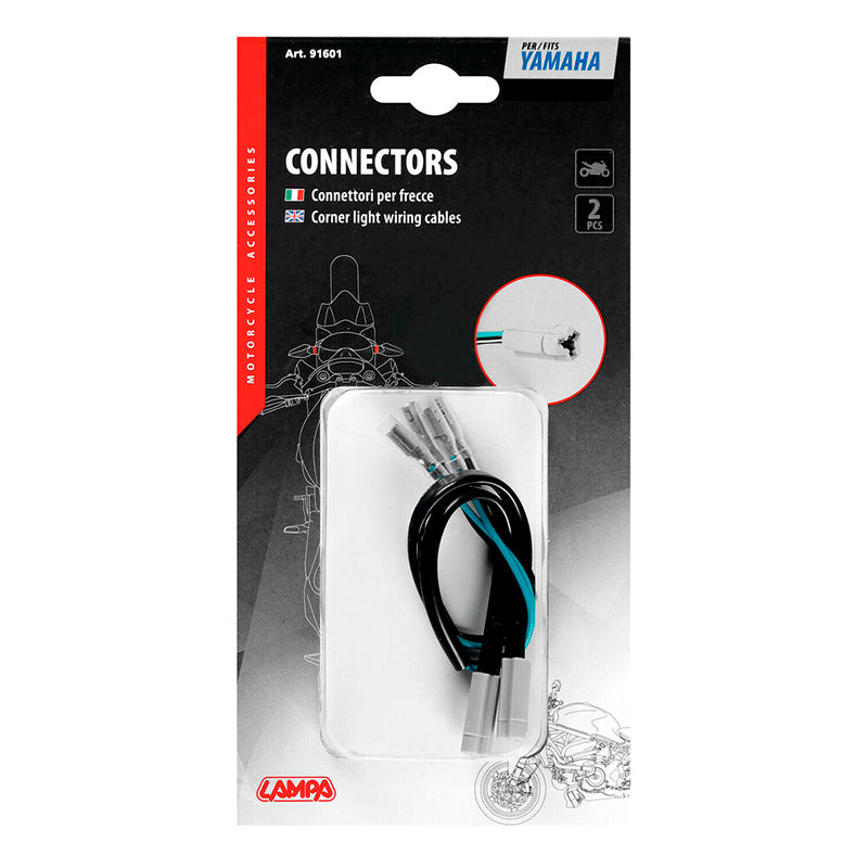 CONECTORES PARA INTERMITENTES LAMPA (2 UDS) COMPATIBLE PARA YAMAHA