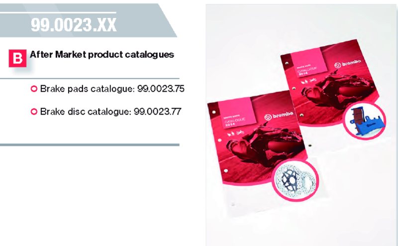 CATALOGO DISCOS BREMBO moto (99002377)