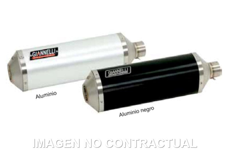 Silencioso Giannelli Aluminio Negro Kawasaki ZX10