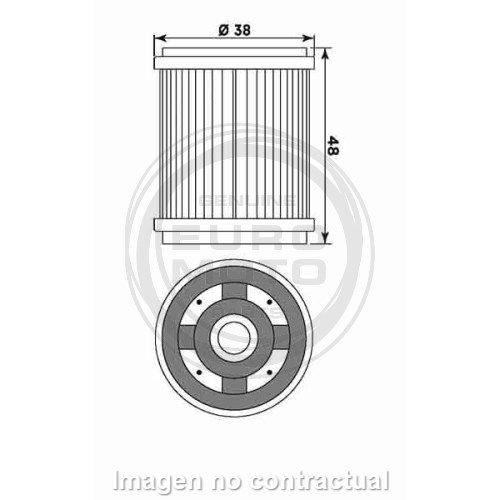 Filtro aceite Meiwa Yamaha XC 125