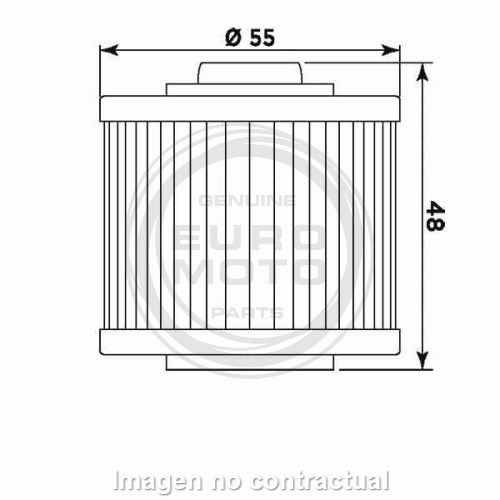 Filtro aceite Meiwa Yamaha XT/XTZ 600/660