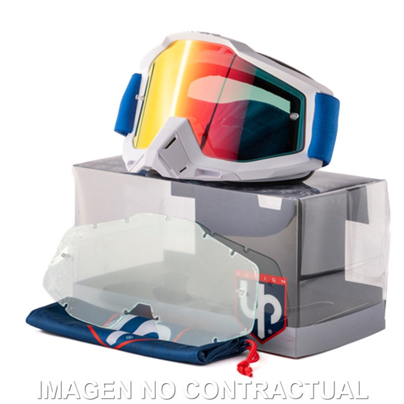 GAFAS UP DESIGN BOLD GOGGLE WHITE MIRROR LEN