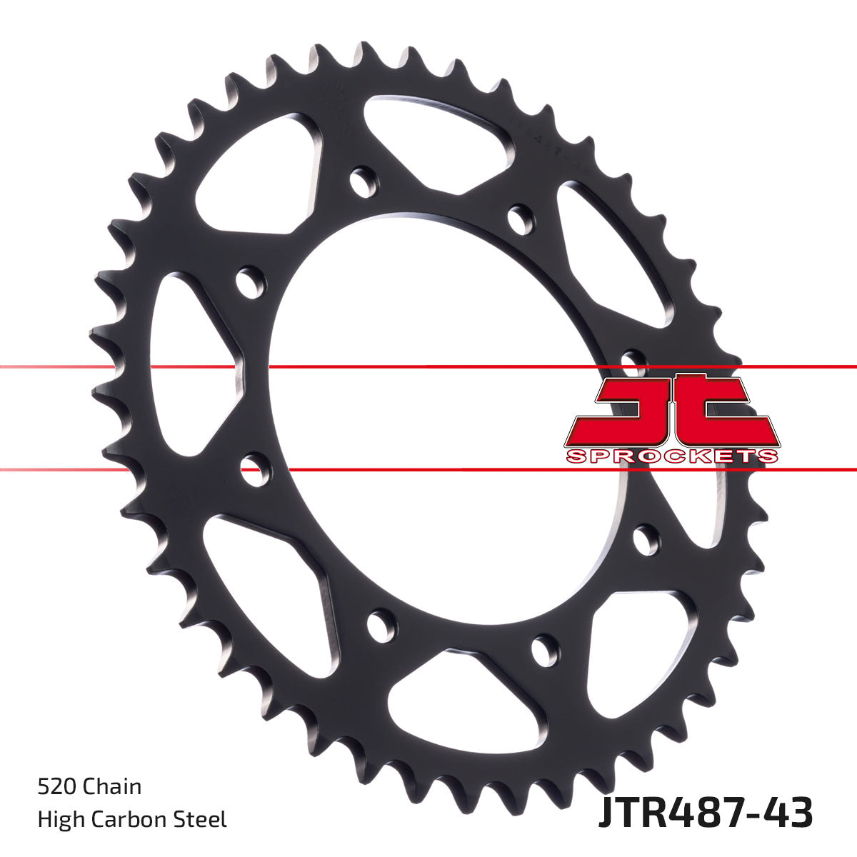 Corona JT Sprockets Acero JTR487.43ZBK