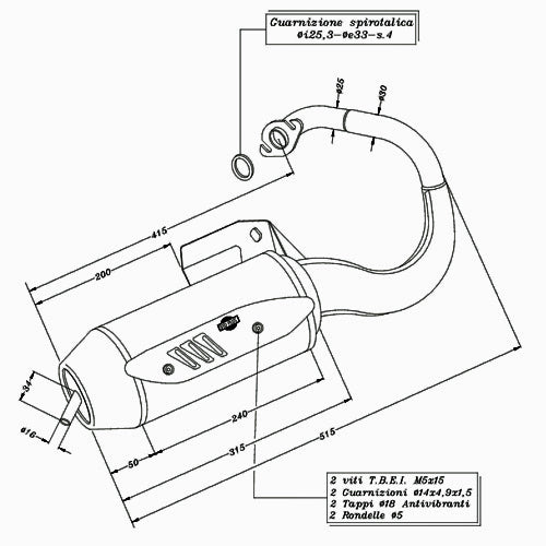 Silencioso Leovince Sitoplus Peugeot Trekker - Looxoor 50