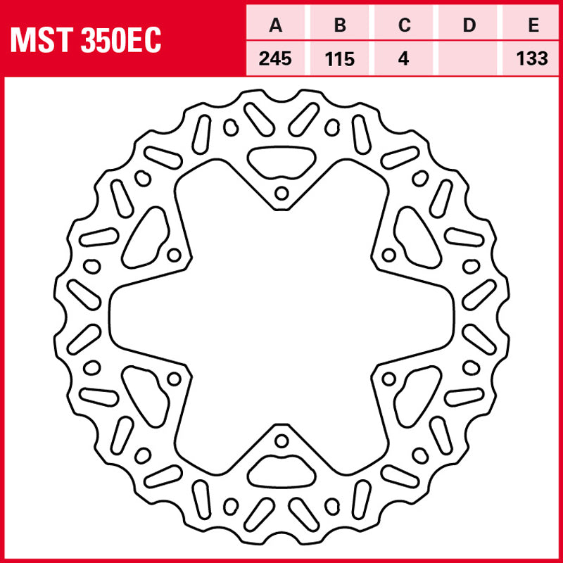 Disco de freno TRW MST 350 EC
