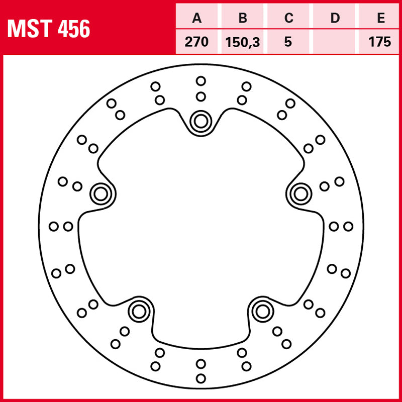 Disco de freno TRW MST 456