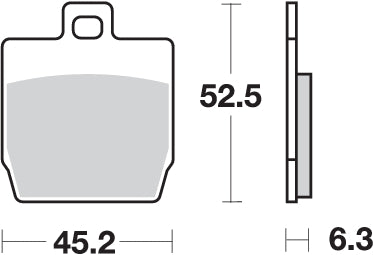 Pastilla de freno SBS P145-HM