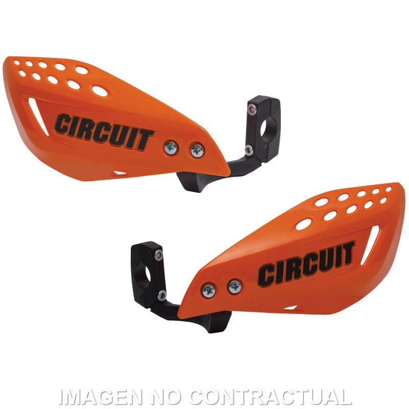 Paramanos Circuit Vector Naranja-Negro