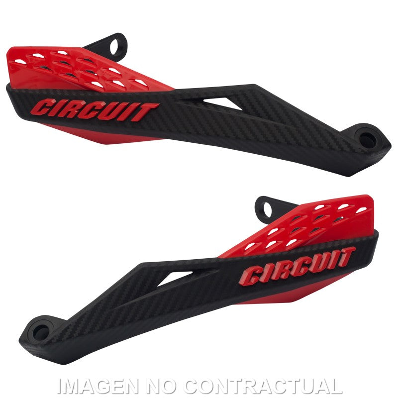 Paramanos Circuit Fenix Nylon Negro-Rojo