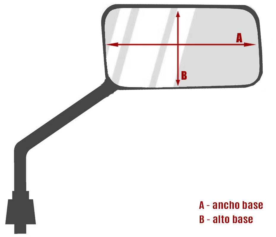 Espejo HERT Kawasaki Z 750 Derecho