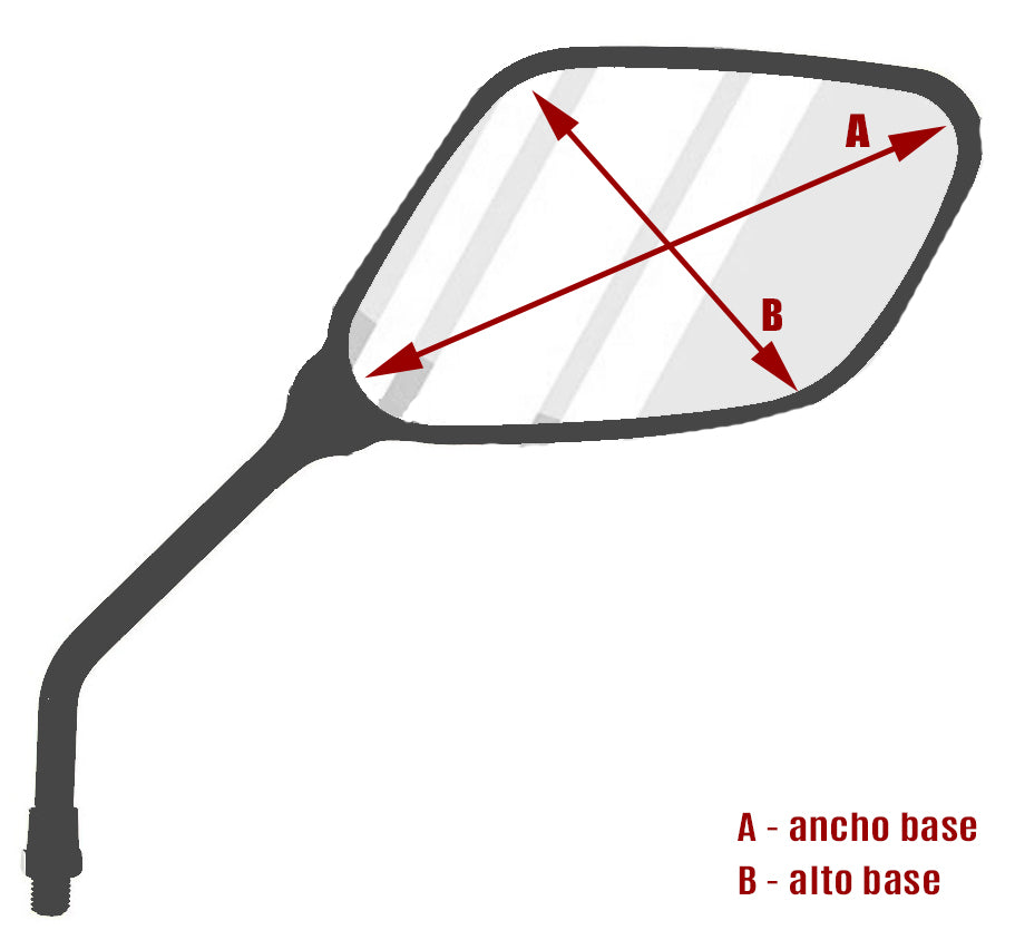 ESPEJO HERT Piaggio FLY 50/125 4T Derecho
