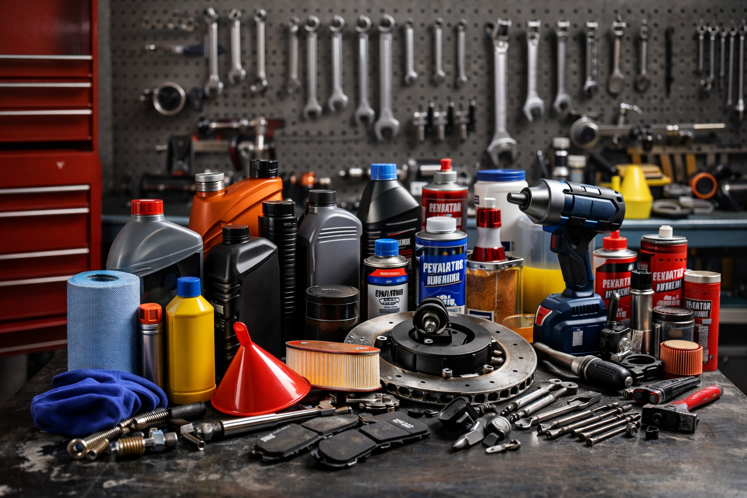 Equip. y comsumibles de taller