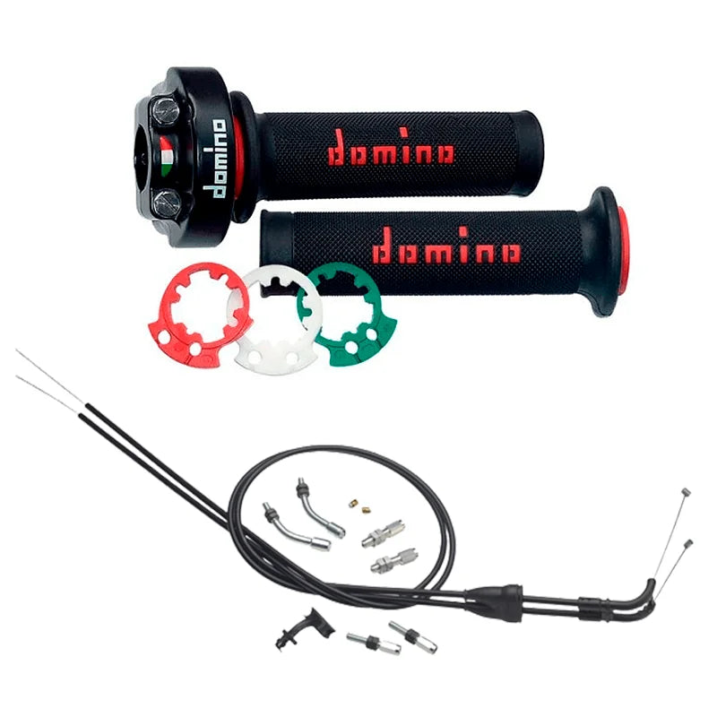 Puños y mando de gas