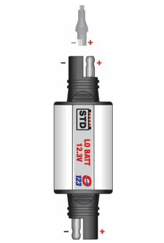 Avisador LED estado carga Baterías standard 0123