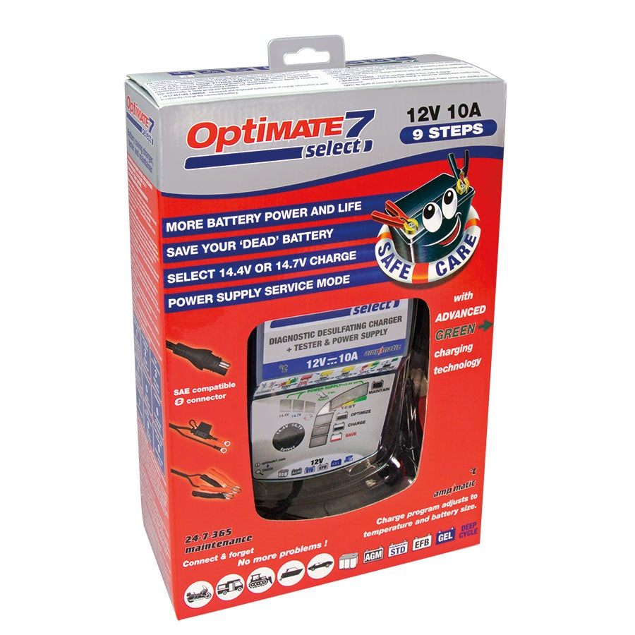 Cargador/Mantenedor de baterías Optimate 7 Select TM-250