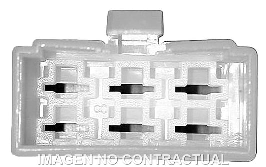 Conector rectangular Hembra con Lengüeta para 6 conctores fastom
