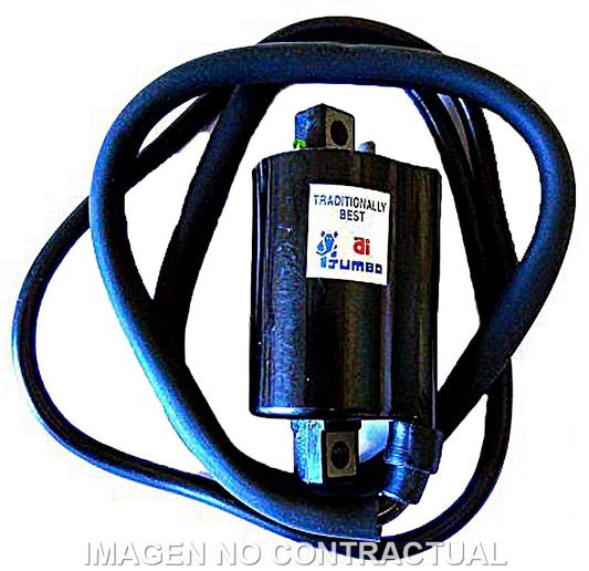 Bobina 12V - CC - 2,5 OHM - 2 Fastons - con cable 110 cm