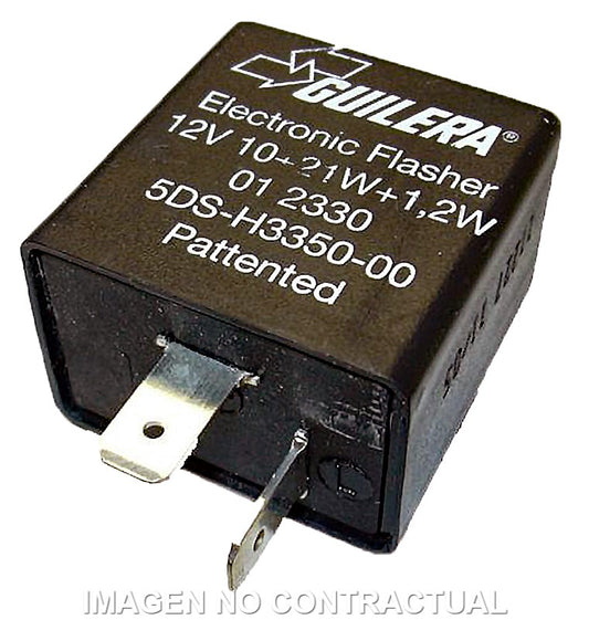 Intermitencia CC 12V 21Wx2+3,4W 2 Terminales con Soporte