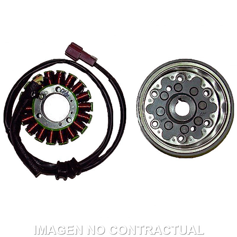 Volante Magnético 18 Polos 12V 370W Motor Piaggio