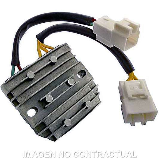 Regulador 12V/35A - Trifase Mosfet - Tipo FH008 - 5 Cables - 2 Conectores
