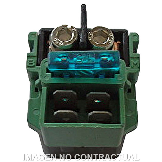 Rele de Arranque 12V - Con Fusible 15A - 4 Fastons