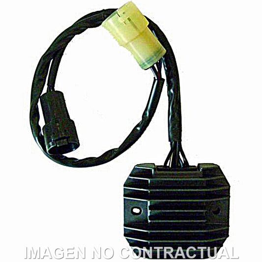 Regulador Japonés SH650-12 - 12V - Trifase - CC - 7 Cables - 2 Conectores Redondos